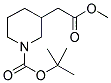 1-BOC-3-哌啶乙酸甲酯 结构式