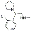 [2-(2-CHLOROPHENYL)-2-PYRROLIDINYLETHYL]METHYLAMINE 结构式