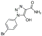 1-(4-Bromophenyl)-5-hydroxy-1H-1,2,3-triazole-4-carboxamide 结构式