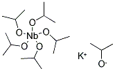 POTASSIUM NIOBIUM ISOPROPOXIDE 结构式