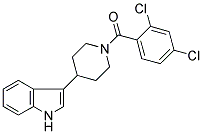 1-(2,4-DICHLOROBENZOYL)-4-(1H-INDOL-3-YL)PIPERIDINE 结构式