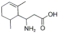 3-AMINO-3-(2,6-DIMETHYL-CYCLOHEX-2-ENYL)-PROPIONIC ACID 结构式