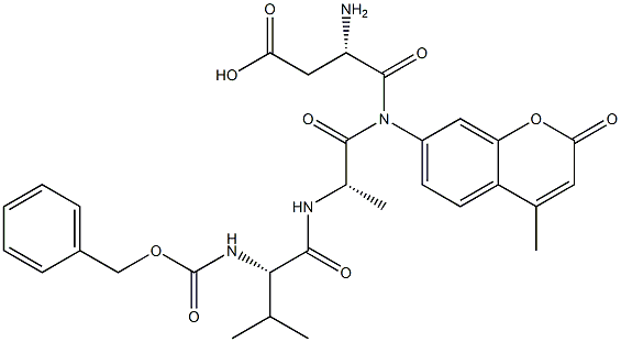 Z-VAL-ALA-ASN-AMC 结构式