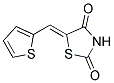 (5Z)-5-(THIEN-2-YLMETHYLENE)-1,3-THIAZOLIDINE-2,4-DIONE 结构式