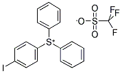 (4-IODOPHENYL)DIPHENYLSULFONIUM TRIFLATE 结构式