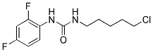 N-(5-CHLOROPENTYL)-N'-(2,4-DIFLUOROPHENYL)UREA 结构式