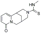 N-METHYL-6-OXO-7,11-DIAZATRICYCLO[7.3.1.0~2,7~]TRIDECA-2,4-DIENE-11-CARBOTHIOAMIDE 结构式