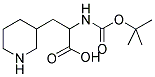 2-TERT-BUTOXYCARBONYLAMINO-3-PIPERIDIN-3-YL-PROPIONIC ACID 结构式