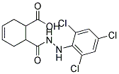 6-([2-(2,4,6-TRICHLOROPHENYL)HYDRAZINO]CARBONYL)-3-CYCLOHEXENE-1-CARBOXYLIC ACID 结构式