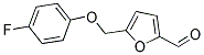 5-(4-FLUORO-PHENOXYMETHYL)-FURAN-2-CARBALDEHYDE 结构式