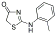 2-O-TOLYLAMINO-THIAZOL-4-ONE 结构式