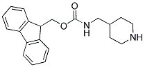 4-N-FMOC-AMINOMETHYL PIPERIDINE 结构式