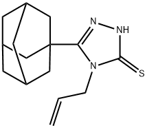 5-ADAMANTAN-1-YL-4-ALLYL-4H-[1,2,4]TRIAZOLE-3-THIOL 结构式