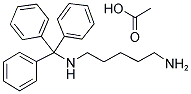 N-1-TRITYL-1,5-DIAMINOPENTANE ACOH 结构式