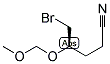 (R)-5-BROMO-4-(METHOXYMETHOXY)-PENTANENITRILE 结构式