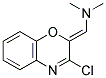 (3-CHLORO-2H-1,4-BENZOXAZIN-2-YLIDEN)-N,N-DIMETHYLMETHANAMINE 结构式