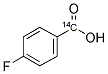 P-FLUOROBENZOIC ACID, [7-14C]- 结构式