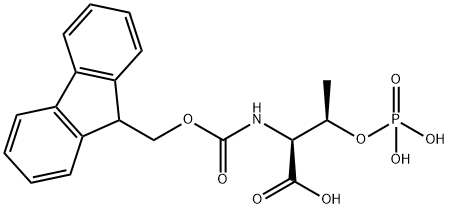 FMOC-THR(PO3H2)-OH 结构式