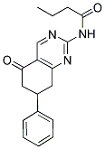 N-(5-OXO-7-PHENYL-5,6,7,8-TETRAHYDROQUINAZOLIN-2-YL)BUTANAMIDE 结构式
