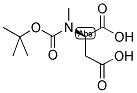 Boc-N-alpha-methyl-D-aspartic acid 结构式