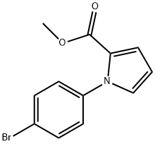 METHYL 1-(4-BROMOPHENYL)-1H-PYRROLE-2-CARBOXYLATE 结构式