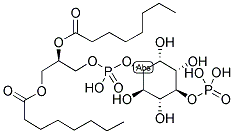 4-单磷酸磷脂酰肌醇 结构式
