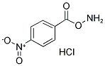 P-NITROBENZOYLOXYAMINE HCL 结构式