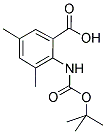 2-TERT-BUTOXYCARBONYLAMINO-3,5-DIMETHYL-BENZOIC ACID 结构式