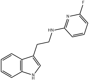 6-FLUORO-N-[2-(1H-INDOL-3-YL)ETHYL]-2-PYRIDINAMINE 结构式