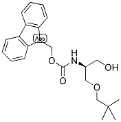 FMOC-D-SER(TBU)-OL 结构式