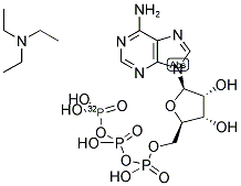 ADENOSINE 5'-[GAMMA-32P]TRIPHOSPHATE, TRIETHYLAMMONIUM SALT 结构式