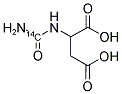 N-CARBAMYL-D,L-ASPARTIC ACID, [CARBAMYL-14C]- 结构式