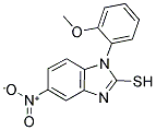 1-(2-METHOXY-PHENYL)-5-NITRO-1H-BENZOIMIDAZOLE-2-THIOL 结构式