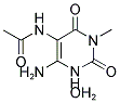 5-ACETYLAMINO-6-AMINO-3-METHYLURACIL, HYDRATE 结构式