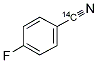 4-FLUOROBENZONITRILE, [NITRILE-14C] 结构式