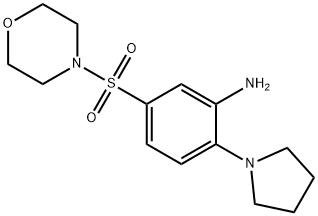 5-(吗啉基磺酰基)-2-(吡咯烷-1-基)苯胺 结构式