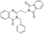 2-[2-(3-BENZYL-4-OXO-3,4-DIHYDROQUINAZOLIN-2-YL)ETHYL]-1H-ISOINDOLE-1,3(2H)-DIONE 结构式