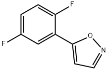 5-(2,5-二氟苯基)异噁唑 结构式