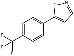 5-(4-(三氟甲基)苯基)异噁唑 结构式