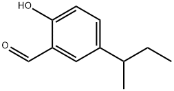 5-(丁烷-2-基)-2-羟基苯甲醛 结构式