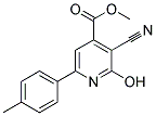 Methyl 3-cyano-2-hydroxy-6-p-tolylpyridine-4-carboxylate 结构式
