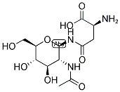 H-Asn(GlcNAc-beta-d)-OH 结构式