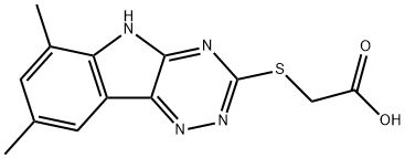 (6,8-DIMETHYL-9H-1,3,4,9-TETRAAZA-FLUOREN-2-YL-SULFANYL)-ACETIC ACID 结构式