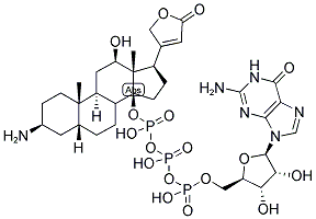 3-AMINO-3-DEOXYDIGOXIGENIN-9-GTP 结构式