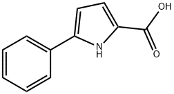 5-PHENYL-1H-PYRROLE-2-CARBOXYLIC ACID 结构式