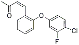 (Z)-4-[2-(4-CHLORO-3-FLUOROPHENOXY)PHENYL]-3-BUTEN-2-ONE 结构式