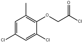 (2,4-二氯-6-甲苯氧基)乙酰氯 结构式