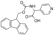 N-FMOC-AMINO-(4-PYRIDINYL)ACETIC ACID 结构式