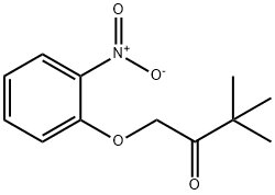 3,3-二甲基-1-(2-硝基苯氧基)丁-2-酮 结构式