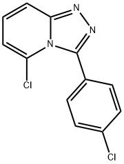 5-CHLORO-3-(4-CHLOROPHENYL)[1,2,4]TRIAZOLO[4,3-A]PYRIDINE 结构式